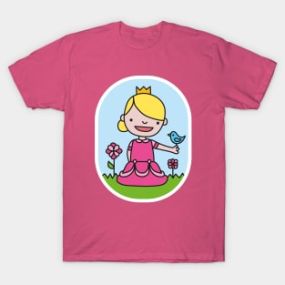 Little princess with birdie T-Shirt